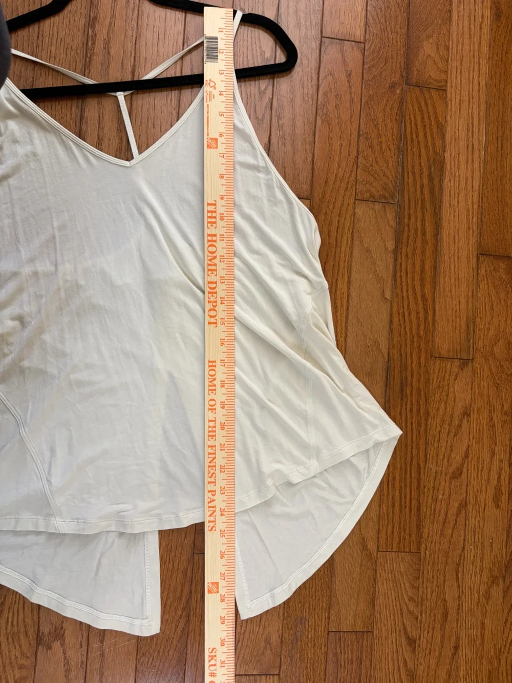 Soft lululemon athletica Modal-Silk blend Tank Top Size 10 Color Bone Like-New